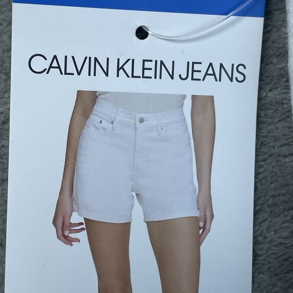 Calvin Klein Denim - Calvin Klein Women's Size 10 Shorts White Cotton Blend e0689